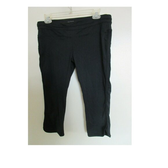 New BLUENOTES Active Crop Leggings Black Women's Large NWT - Picture 2 of 2